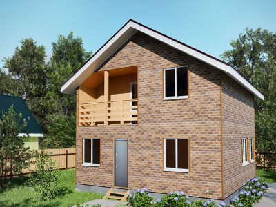 Каркасный дом классического стиля Каркасный дом классического стиля